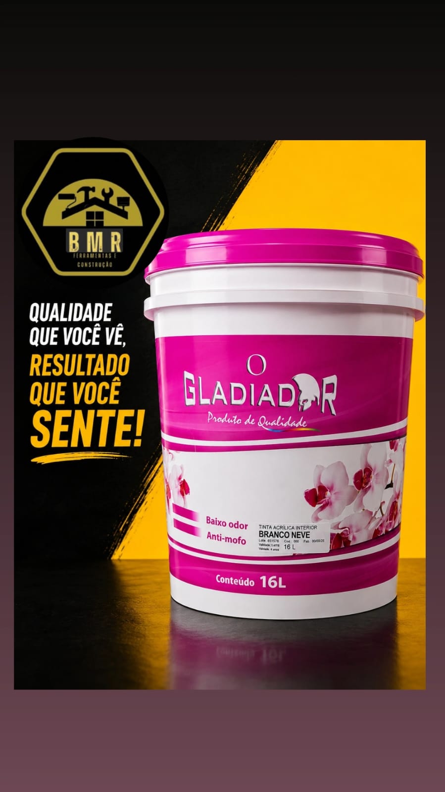 Tinta Acrílica Gladiador Balde 16L