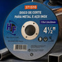 Disco De Corte Inox 115 Mm X 10 Mm X 22mm Hf